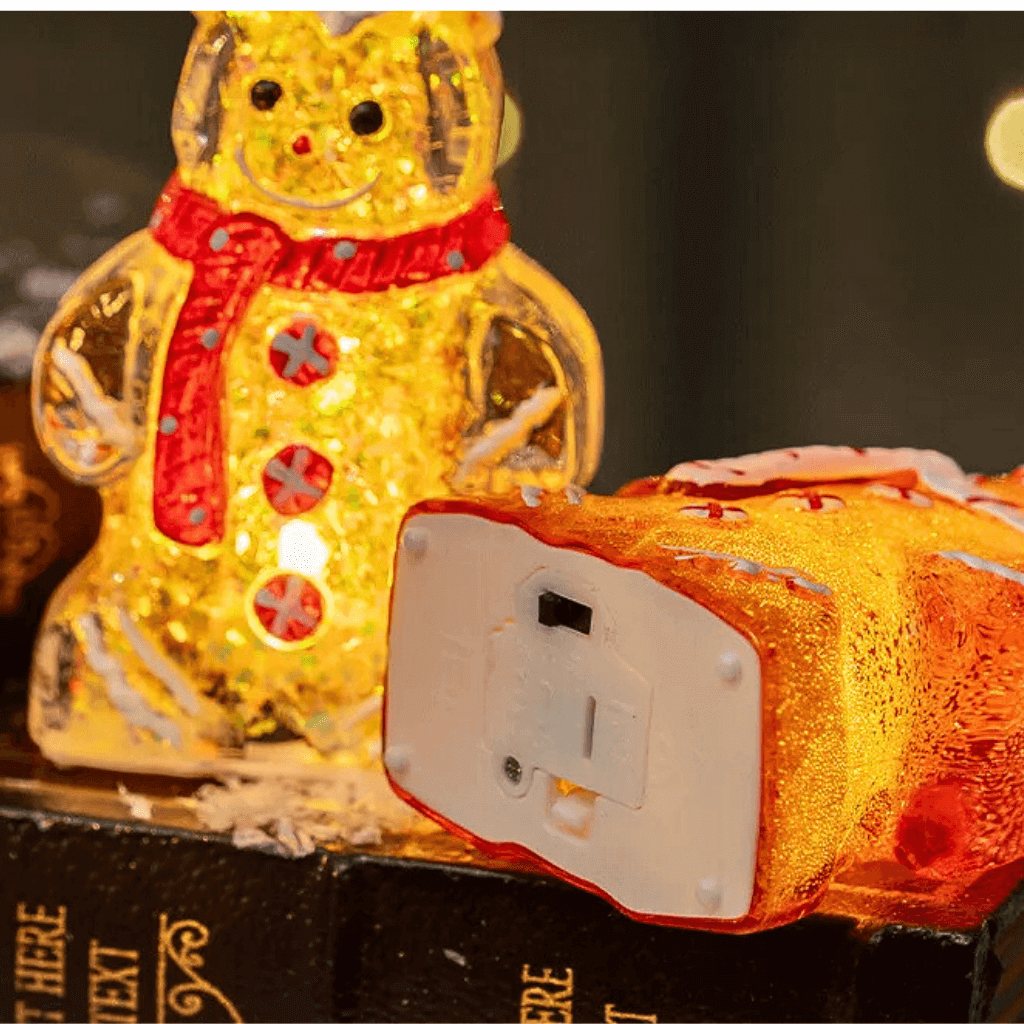 Lysande Snögubbe - Jul Lampa Som Skapar Magisk Julstämning