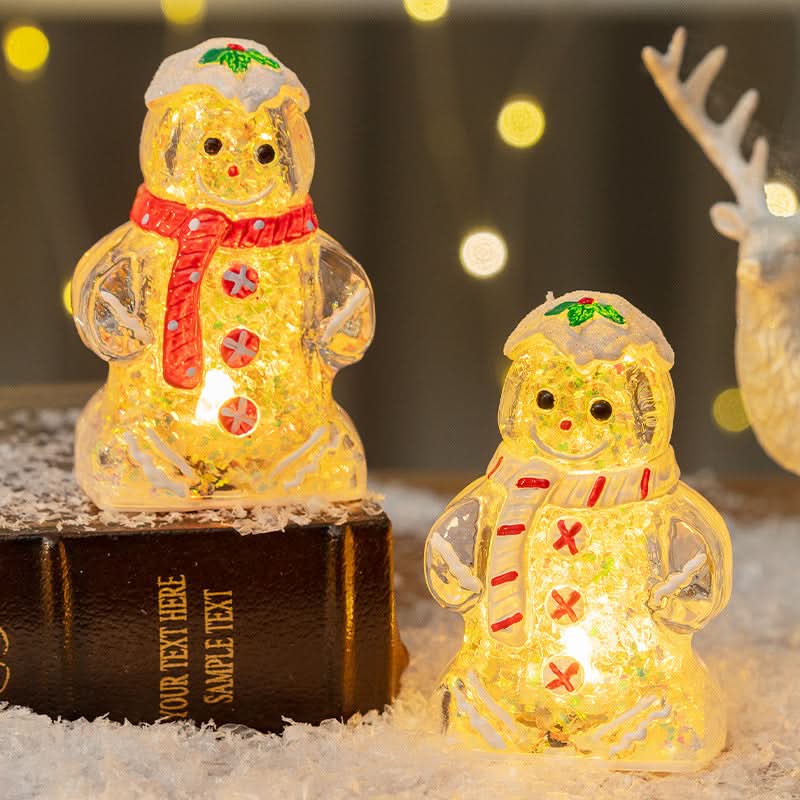 Lysande Snögubbe - Jul Lampa Som Skapar Magisk Julstämning